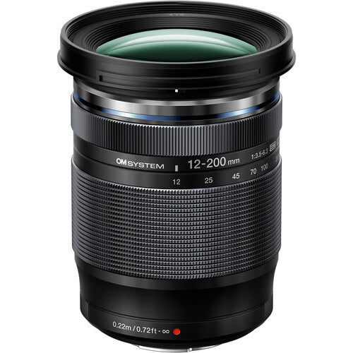 OM System 12-200mm F/3.5-6.3 Lens (Black)