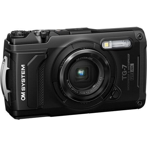OM System Tough TG-7 Digital Camera (Black)
