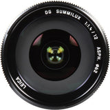 Panasonic Leica DG Summilux 12 F1.4 ASPH Lens (Black)