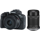 Canon EOS R50 Twin Kit with RF 18-45mm + RF 55-210mm (Black)